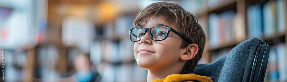 A student with learning disabilities excelling in school through perseverance and support, illustrating resilience in overcoming educational challenges A student with learning disabilities excelling in school through perseverance and support, illustrating resilience in overcoming educational challenges