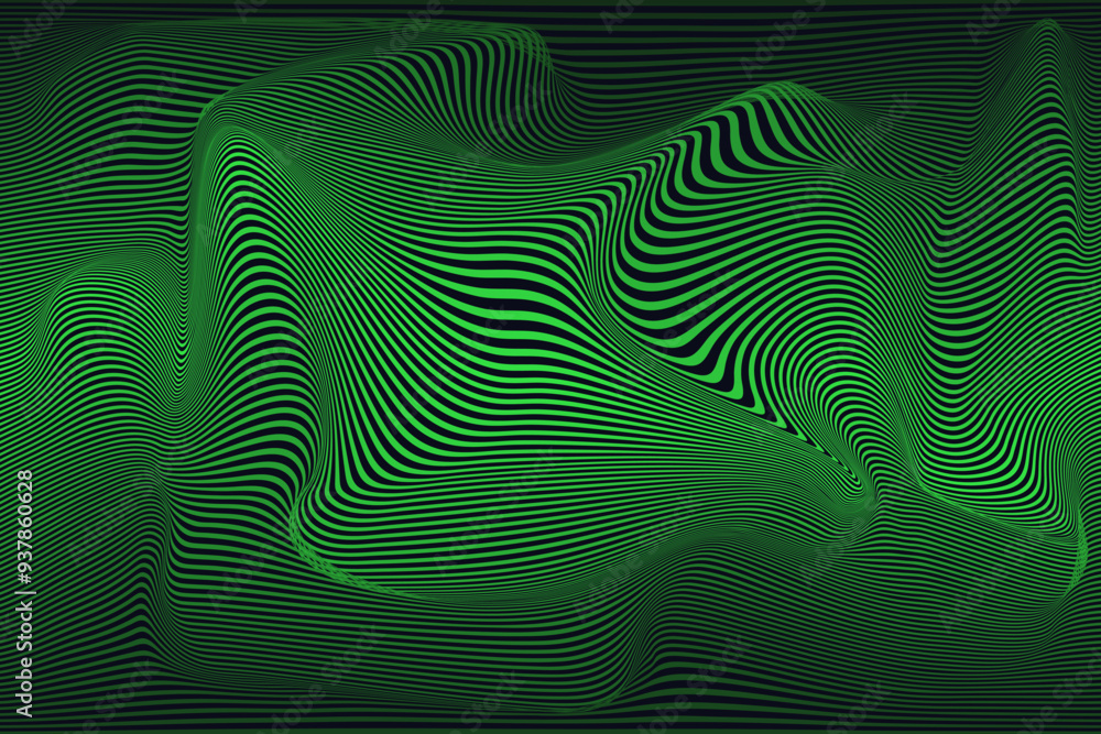 Trendy 3d motion effect Brat aesthetic green background. Neon liquid discord banner template design. Vector illustration EPS 10 Trendy 3d motion effect Brat aesthetic green background. Neon liquid discord banner template design. Vector illustration EPS 10