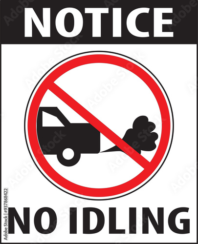 No idling sign notice.eps