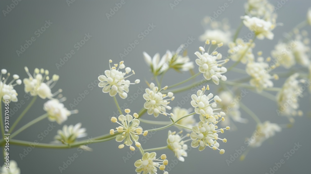 Delicate White Flowers in Bloom - Nature Photography Delicate White Flowers in Bloom - Nature Photography