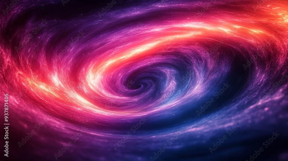 Neon Pink, Blue, and Purple Grainy Background with Glowing Vortex Swirl, Perfect for Psychedelic Banner Posters and Abstract Backdrop Designs - Generative AI. Neon Pink, Blue, and Purple Grainy Background with Glowing Vortex Swirl, Perfect for Psychedelic Banner Posters and Abstract Backdrop Designs - Generative AI.