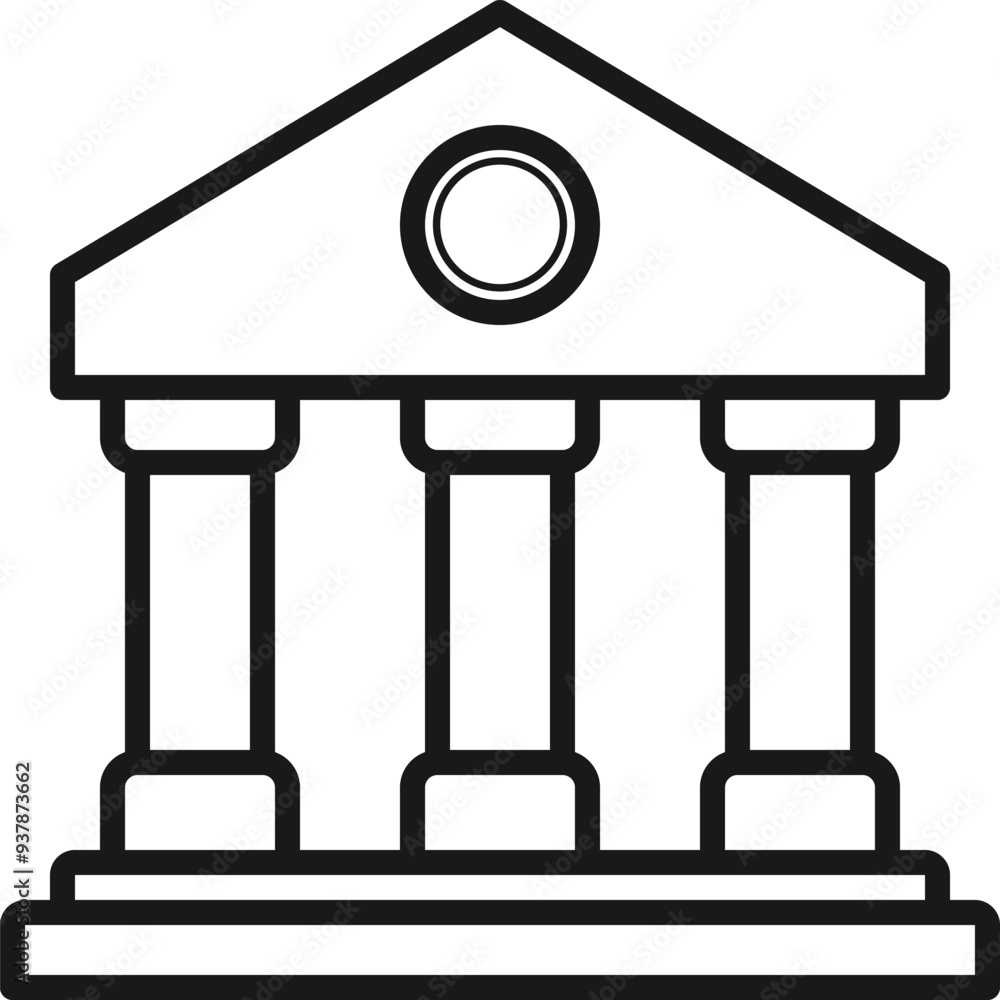 bank icon. building icon vector bank icon. building icon vector