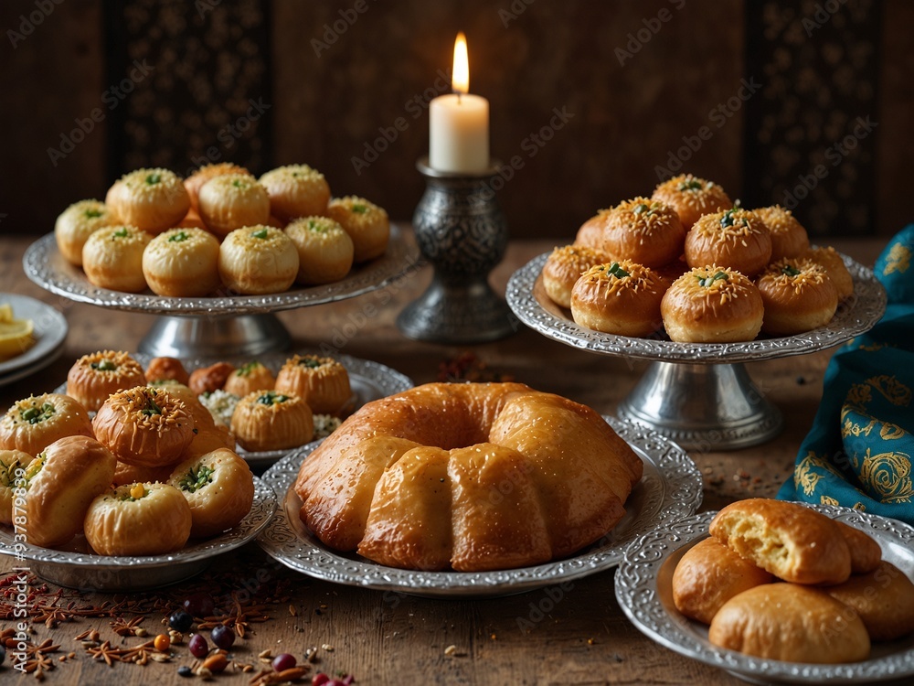Festive Middle Eastern Dessert Table Festive Middle Eastern Dessert Table