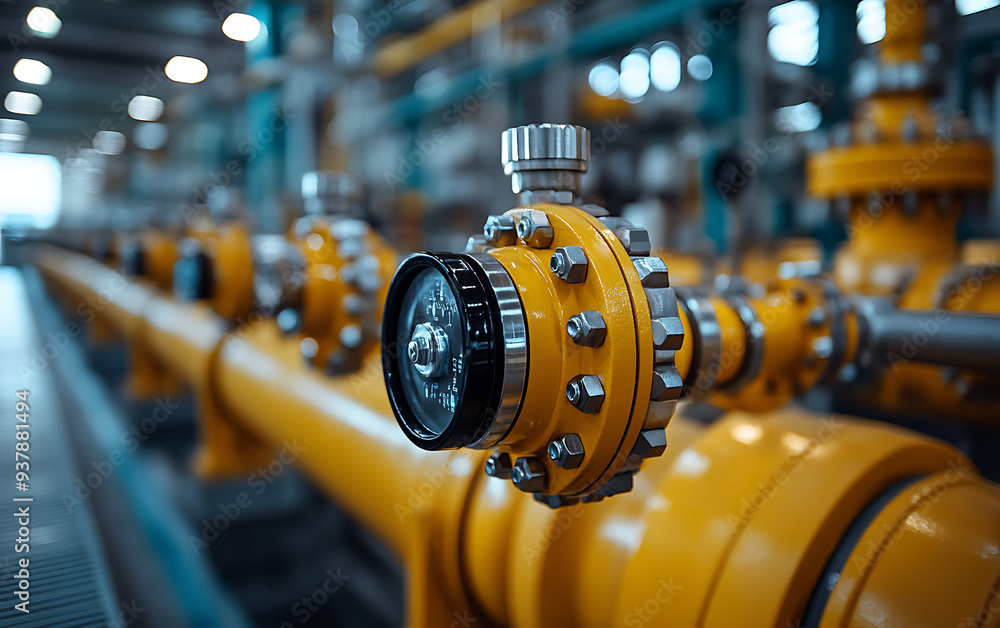 Yellow Pipes and Valves in Gas Plant: Control System Concept Yellow Pipes and Valves in Gas Plant: Control System Concept