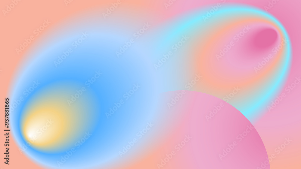 Abstract gradient pastel aura background pink peach blue Abstract gradient pastel aura background pink peach blue