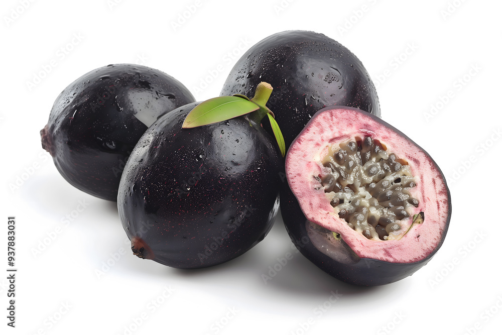 Passion fruit isolated white background Passion fruit isolated white background