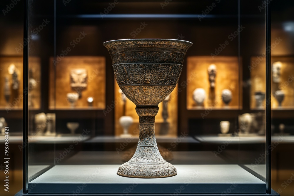 Chalice Archaeological Find Christianity, Wicca Religion Spiritual Symbol Chalice Archaeological Find Christianity, Wicca Religion Spiritual Symbol