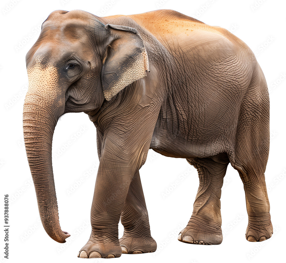 Obraz premium baby elephant with transparent background