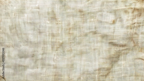 Stunning Natural Linen Fabric Canvas Texture Background: A Serene and Earthy Visual Delight. Showcasing the Beauty of Organic Materials and Minimalist Design.