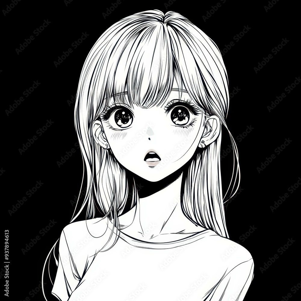 Discover a stunning D art piece showcasing a stylish character with long hair and captivating expressions on a dark canvas. Discover a stunning D art piece showcasing a stylish character with long hair and captivating expressions on a dark canvas.
