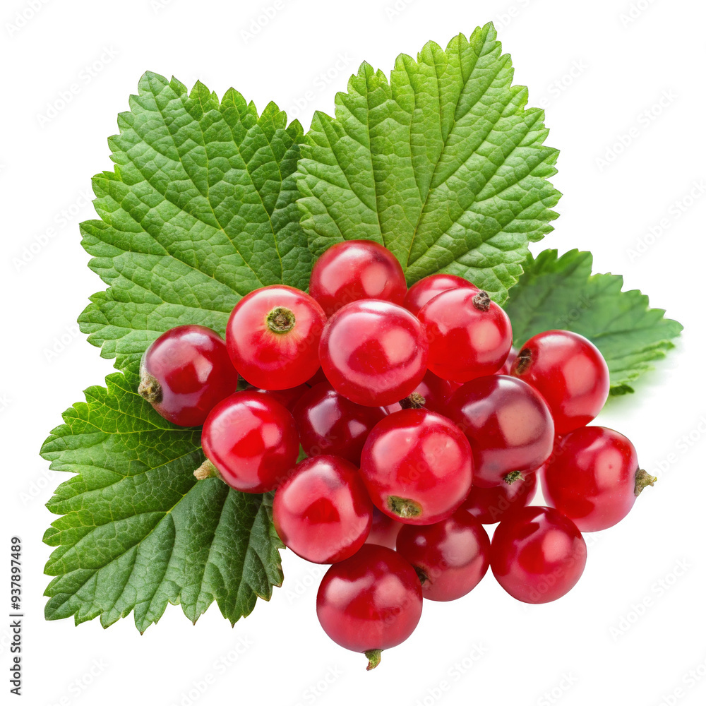 red currant isolated on white red currant isolated on white
