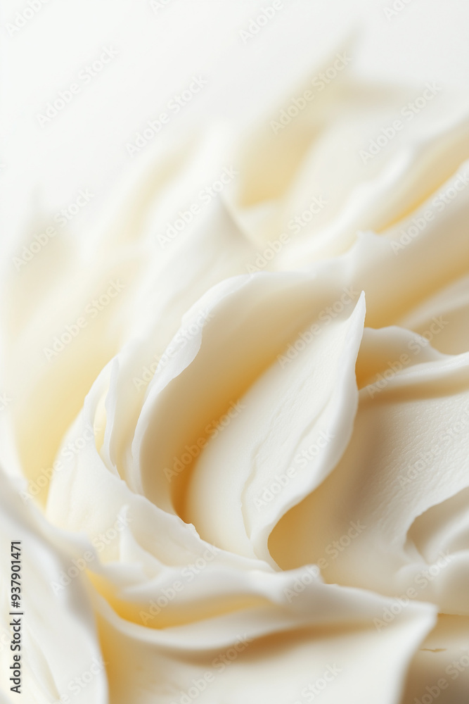 Creamy grease skincare products close-up background image Creamy grease skincare products close-up background image