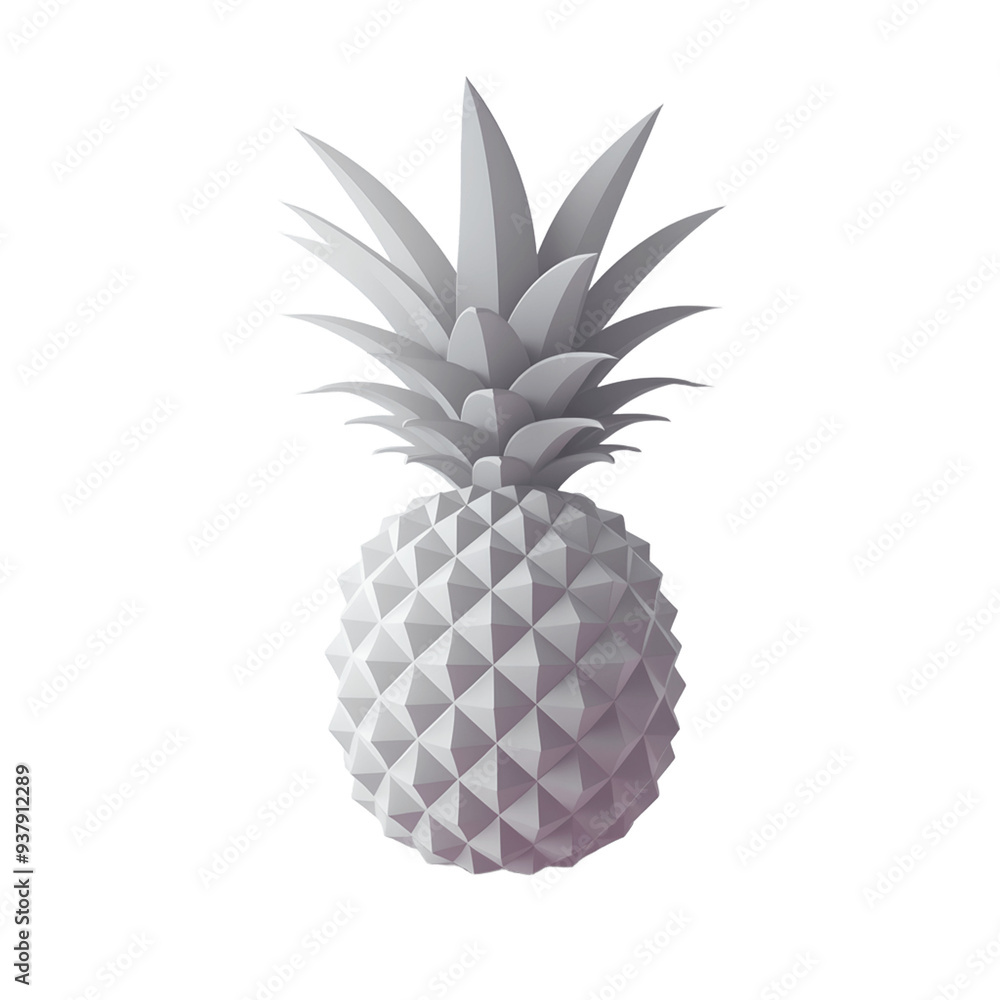 Obraz premium pineapple isolated on white