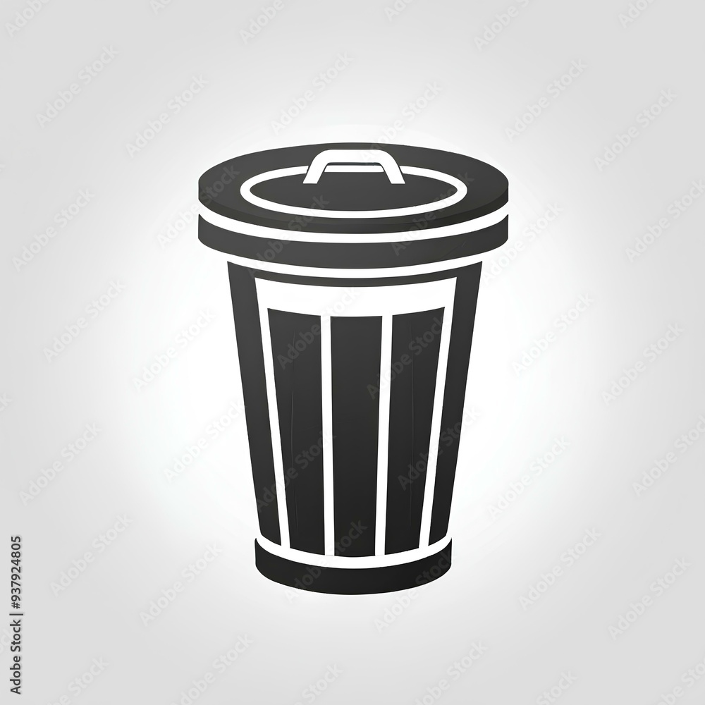 trash bin, icon, recycle, trash, bin