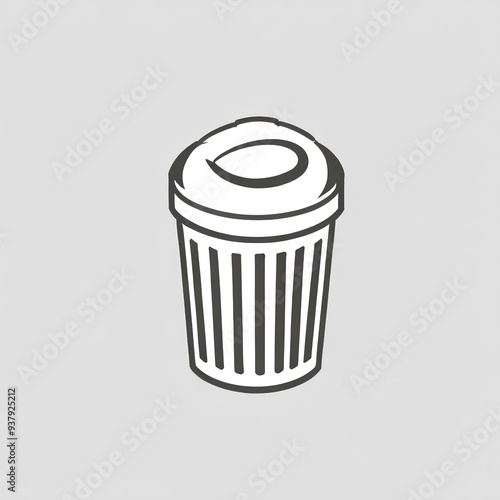 trash bin, icon, recycle, trash, bin