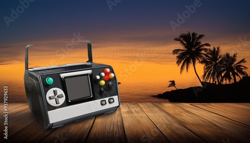 Transparent background retro video games.