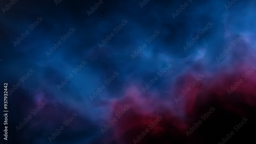 Space illustration with a color glow
Space illustration with a color glow