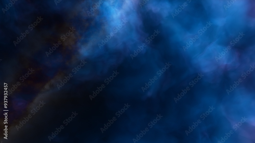 Space illustration with a color glow
Space illustration with a color glow