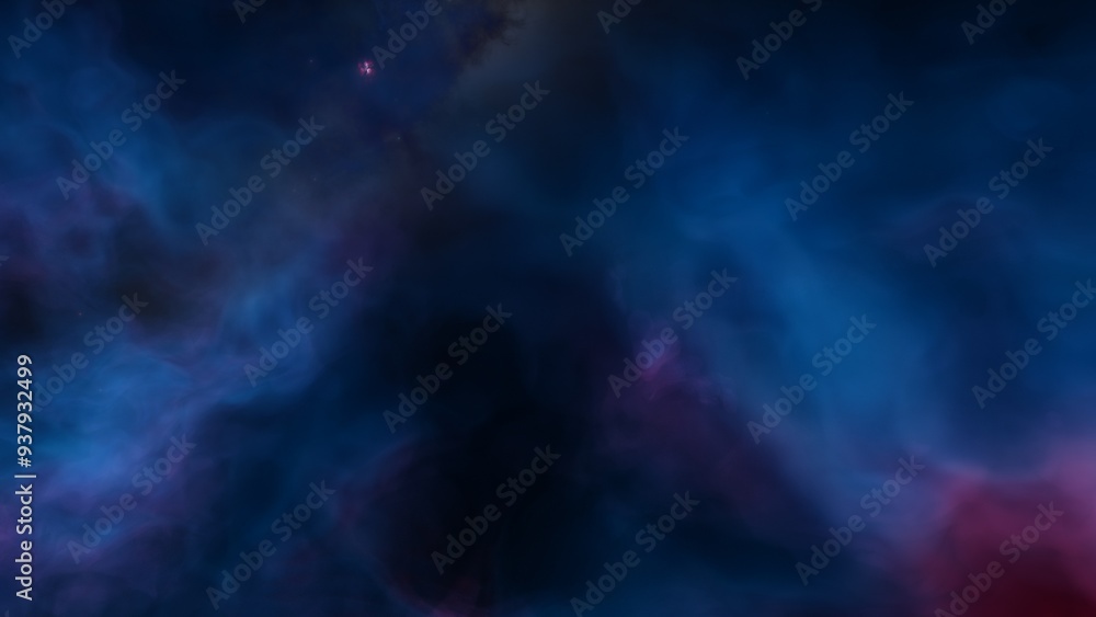 Space illustration with a color glow
Space illustration with a color glow