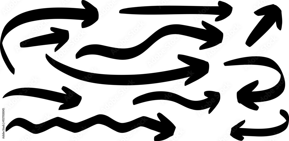 Unique Handcrafted Arrow Vectors Unique Handcrafted Arrow Vectors