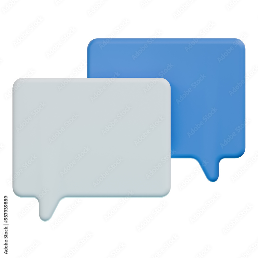 Naklejka premium speech bubble 3d illustration