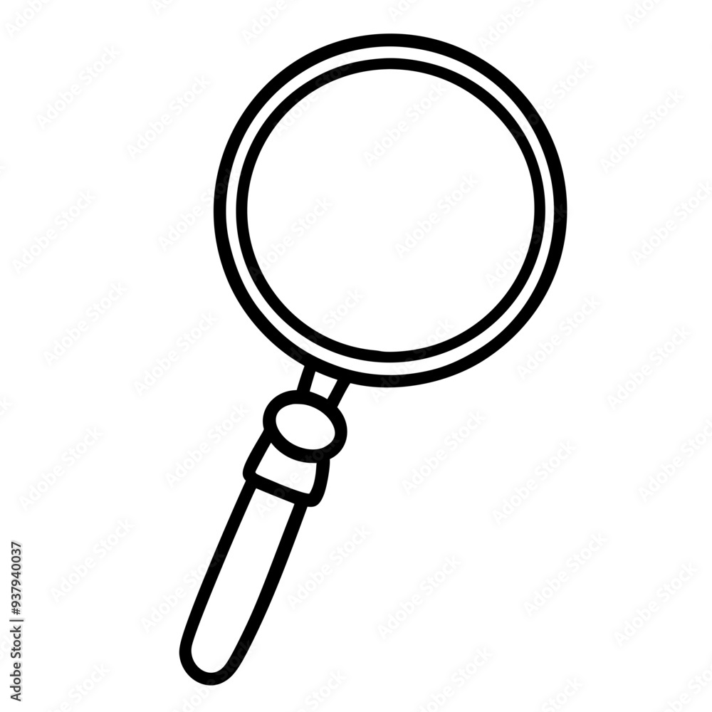 magnifying glass outline magnifying glass outline