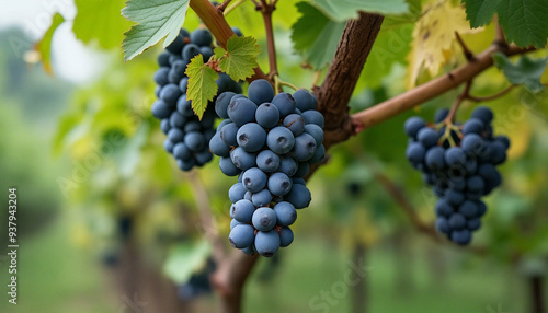 Wallpaper Mural bunch of grapes on vine Torontodigital.ca