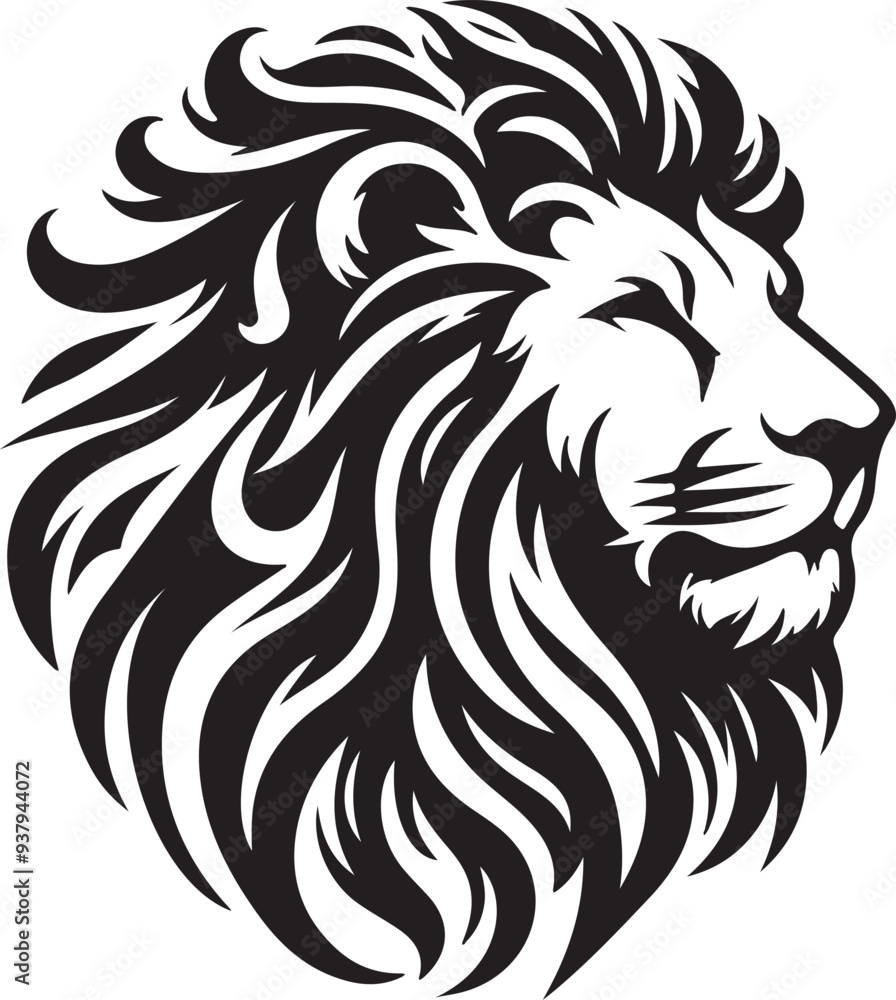 Lion head logo icon, lion face vector Illustration, on a isolated background Lion head logo icon, lion face vector Illustration, on a isolated background
