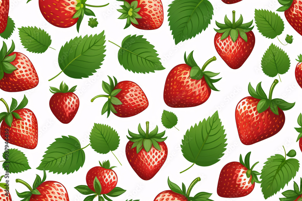 strawberry seamless background strawberry seamless background