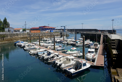 The port of Lastres in Asturias, Spain