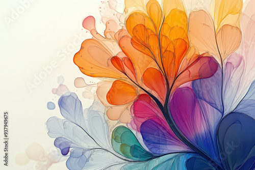 Aquarell Blume