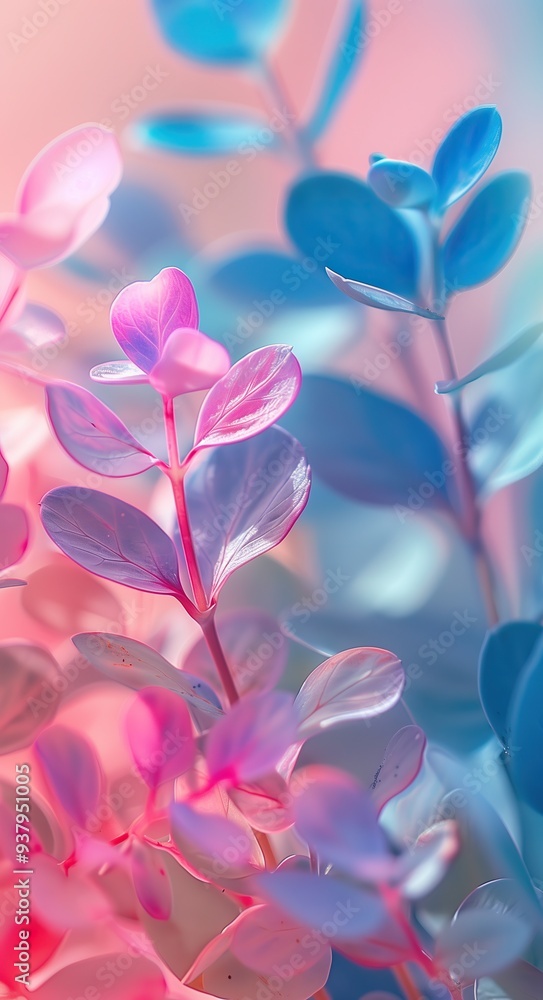 Vibrant foliage with pastel colors, creating a dreamy and serene atmosphere perfect for nature-themed projects. Vibrant foliage with pastel colors, creating a dreamy and serene atmosphere perfect for nature-themed projects.