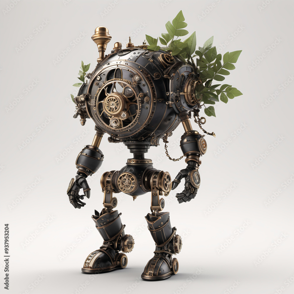 Obraz premium tree robot