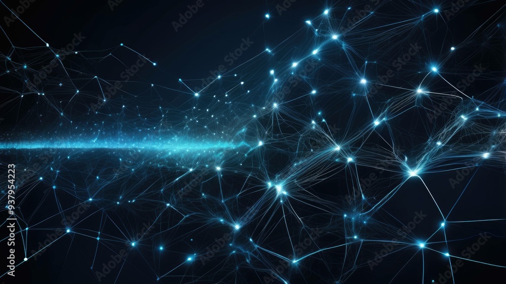 A mesmerizing visualization of a technological network A mesmerizing visualization of a technological network