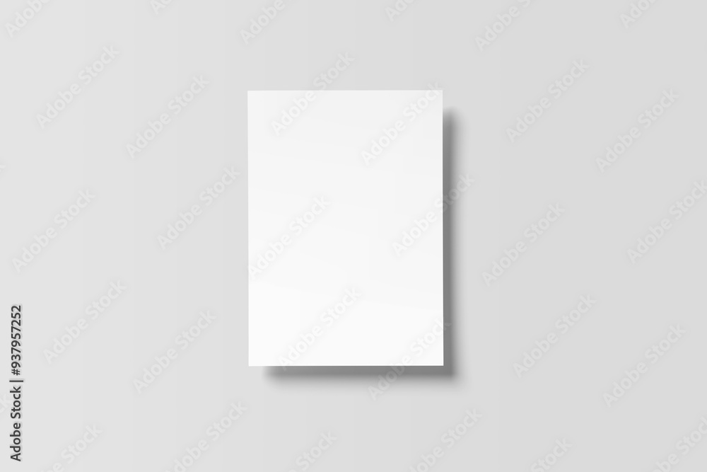 Blank portrait mock-up paper. brochure magazine isolated on gray. Blank portrait mock-up paper. brochure magazine isolated on gray.