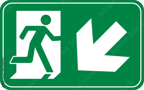 Emergency exit door