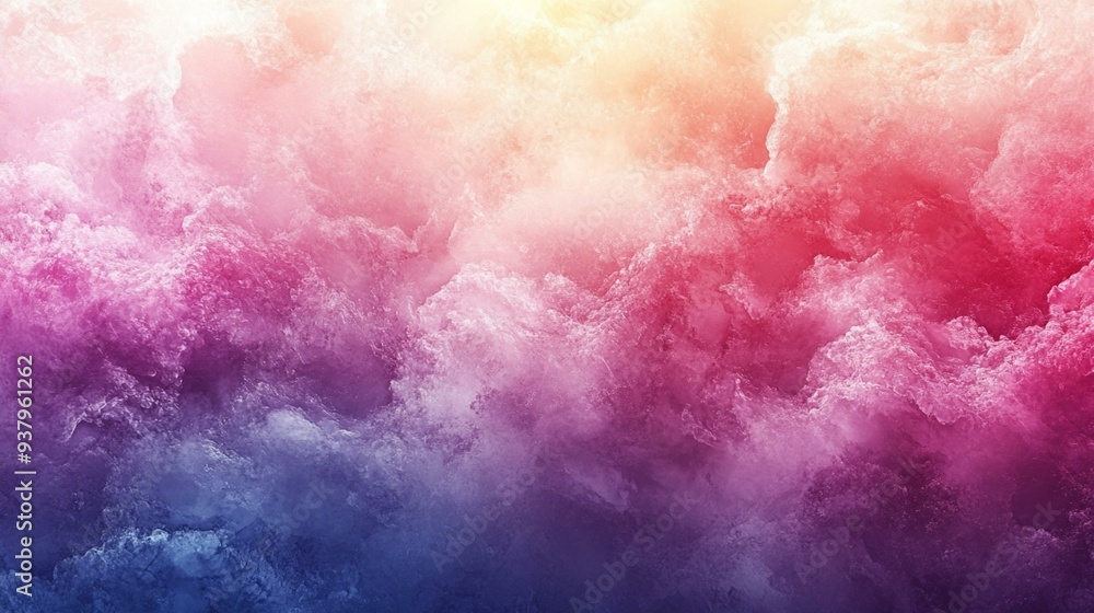 Obraz premium Pastel Color Gradient Background in Light Purple and Pink with Smooth Grainy Noise Texture for Large Banner - Generative AI