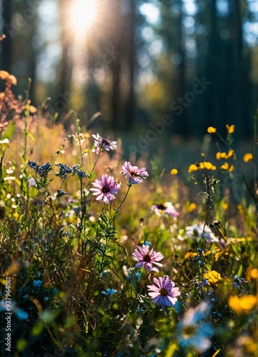 flowers in the forest