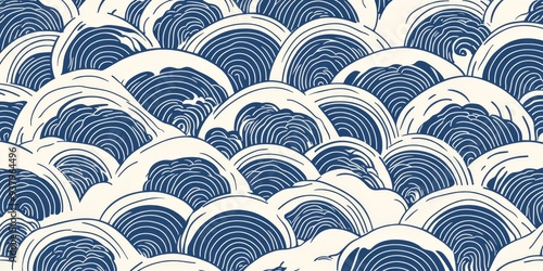 Japanese wave pattern
