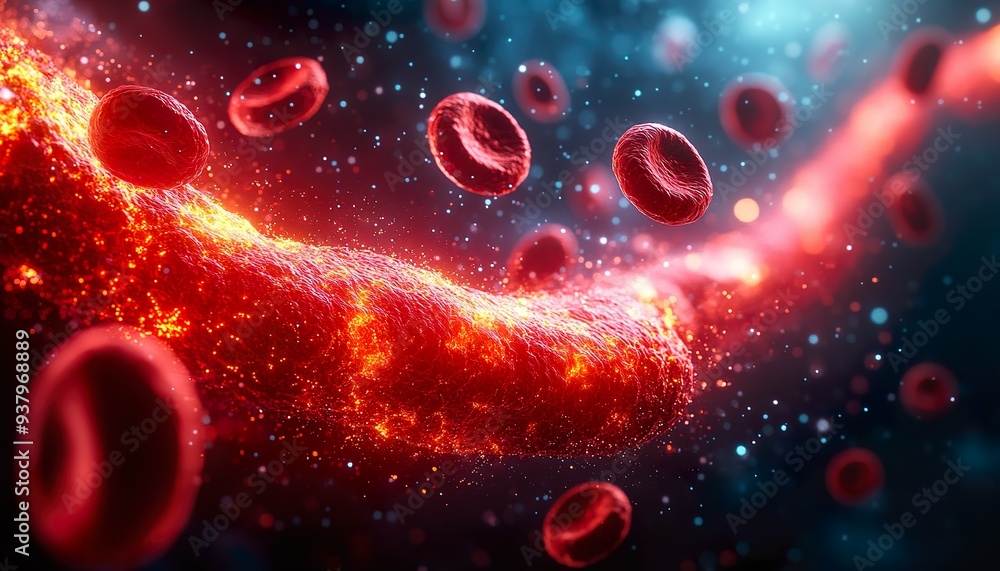 Capturing the Flow: A 3D Journey of Red Blood Cells in a Vein Capturing the Flow: A 3D Journey of Red Blood Cells in a Vein