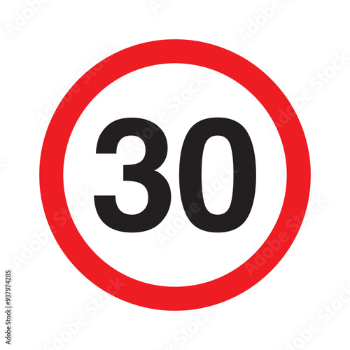 Speed limit 30 km