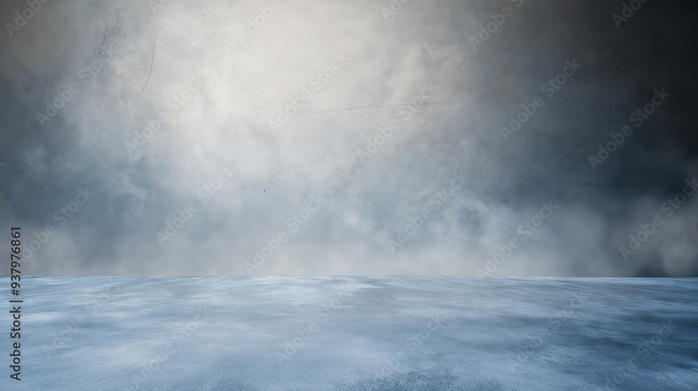 Misty atmospheric scene with a blue and gray gradient over a textured ground
Misty atmospheric scene with a blue and gray gradient over a textured ground