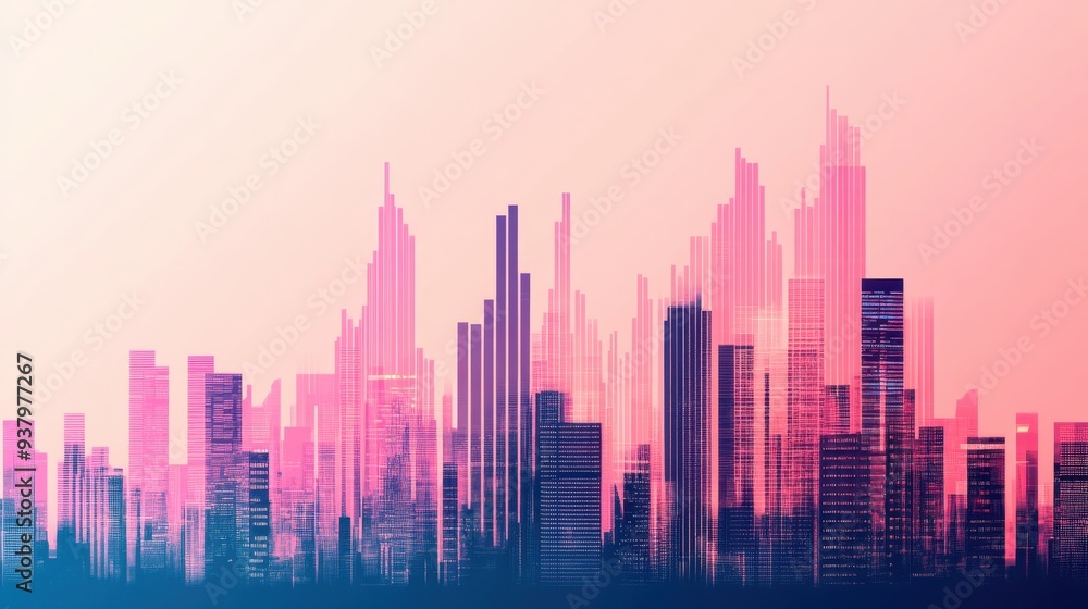Futuristic cityscape with holographic charts displaying economic policy metrics, concept of modern urban economic planning. Futuristic cityscape with holographic charts displaying economic policy metrics, concept of modern urban economic planning.