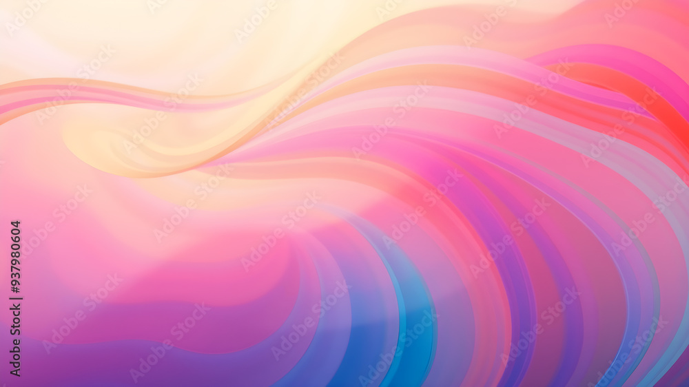 Vivid swirls of color blending seamlessly in a soft gradient Vivid swirls of color blending seamlessly in a soft gradient