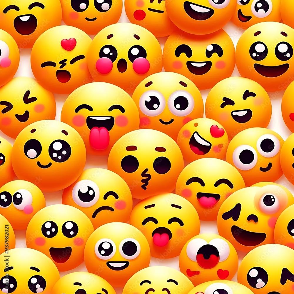 Seamless patterns of cute kids emoji for printing wrapper clothing kids fashion textile as background and graphics resources Seamless patterns of cute kids emoji for printing wrapper clothing kids fashion textile as background and graphics resources