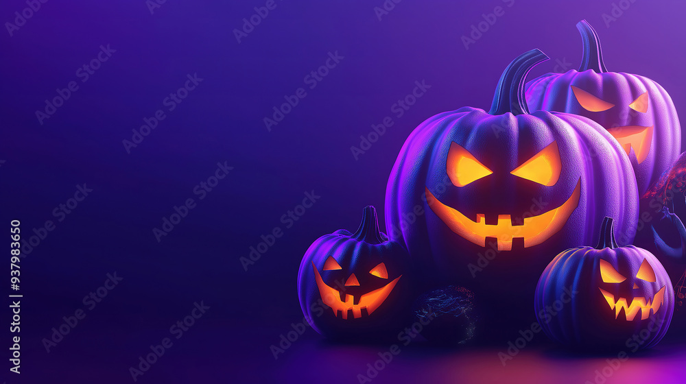 Superb Realistic halloween pumpkin collection Superb Realistic halloween pumpkin collection
