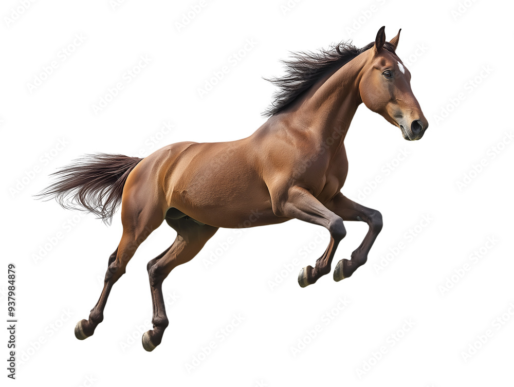 photo of a wild horse floating mid-air on isolated background
photo of a wild horse floating mid-air on isolated background