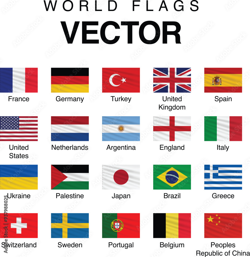 World Flags Vector World Flags Vector