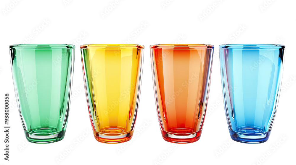 Cup or insulated tumbler bottle set of vibrant isolate on Transparency Background Cup or insulated tumbler bottle set of vibrant isolate on Transparency Background