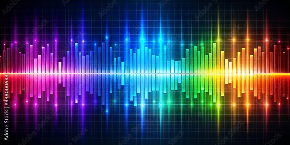 Vibrant and dynamic music equalizer wave Vibrant and dynamic music equalizer wave